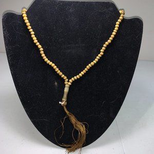 13" long Brown Catseye Prayer Beads